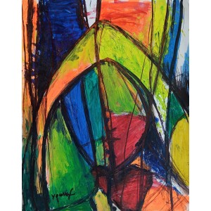 Muhammad Yousuf, 11 x 13 Inch, Mixed Media On Paper, Figurative Painting, AC-MYSF-047